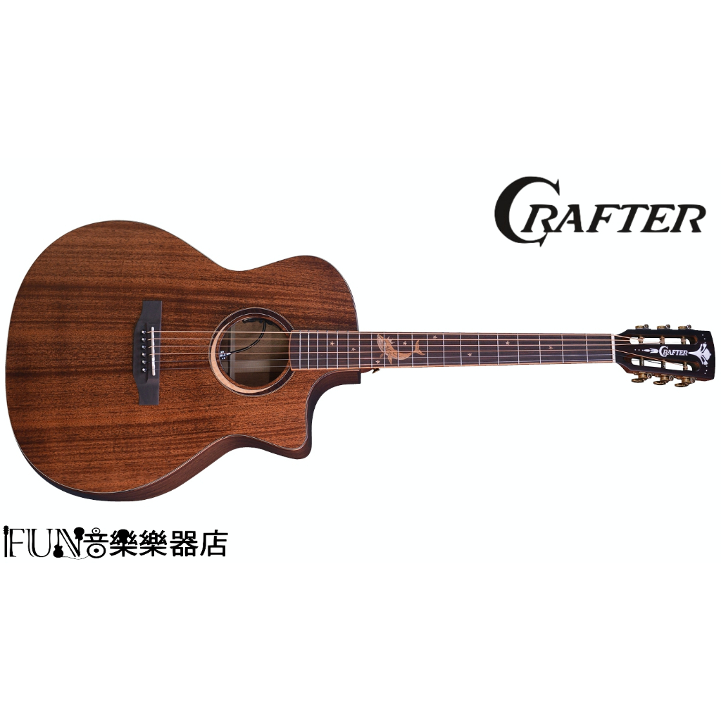 Fun音樂樂器店】Crafter MIND W PREMIUM GCE 桃花心木全單民謠吉他