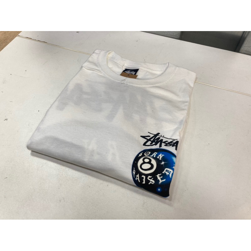 2023 Stussy x Born x Raise 8 Ball 聯名款8號撞球🎱 Tee T-shirt