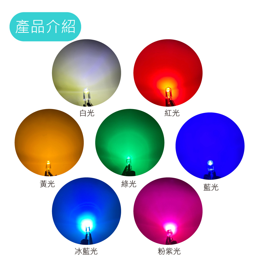 SLO【T10 小晶晶 LED 小燈】COB晶片 指示燈 小燈 室內燈 LED小燈 透明 白光 超低價 | 蝦皮購物