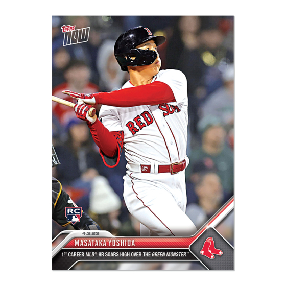 吉田正尚球員卡2023 MLB TOPPS NOW Card 41 大聯盟首轟| 蝦皮購物