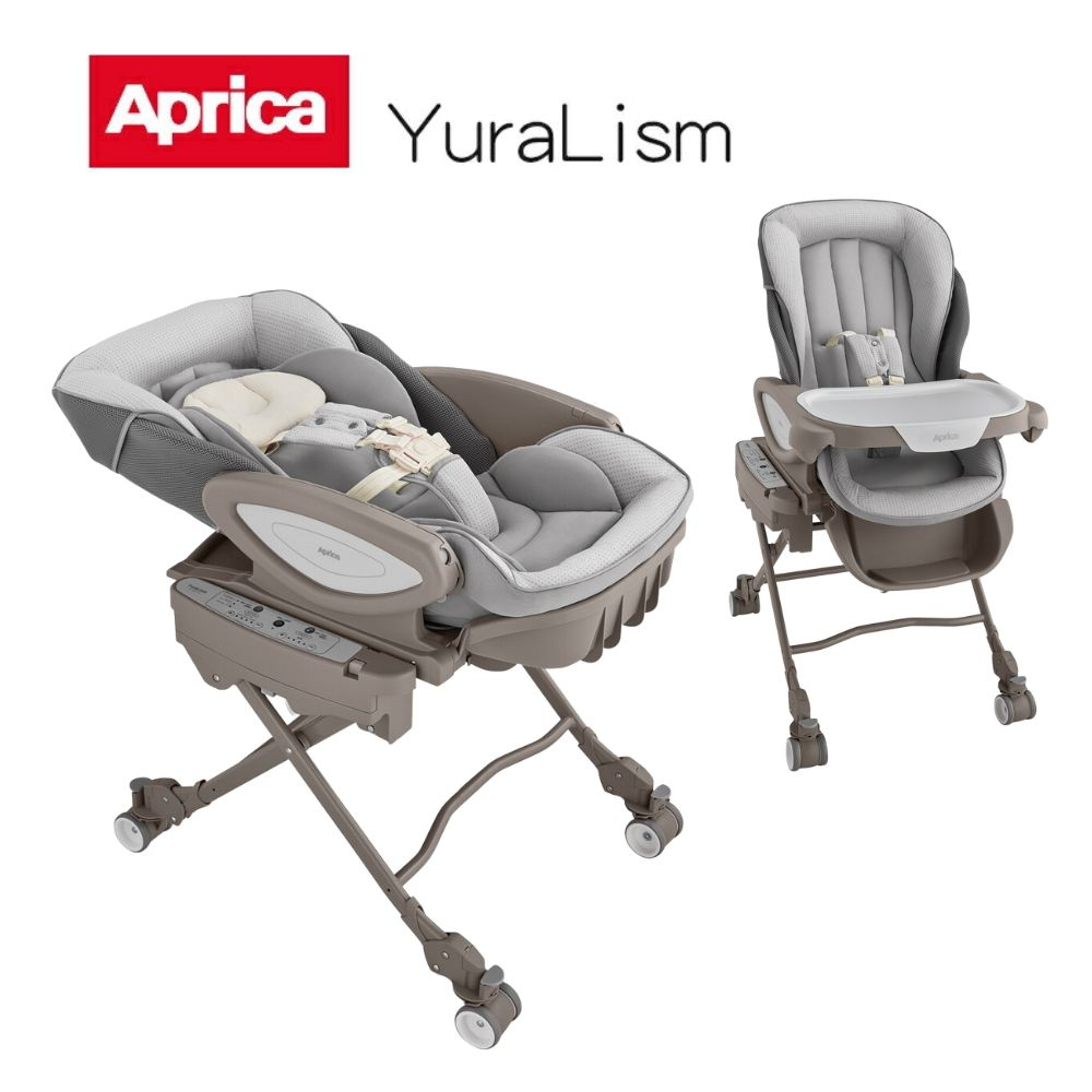 Aprica 愛普力卡電動餐搖椅YuraLism Auto Premium頂級款(0-4歲電動安撫