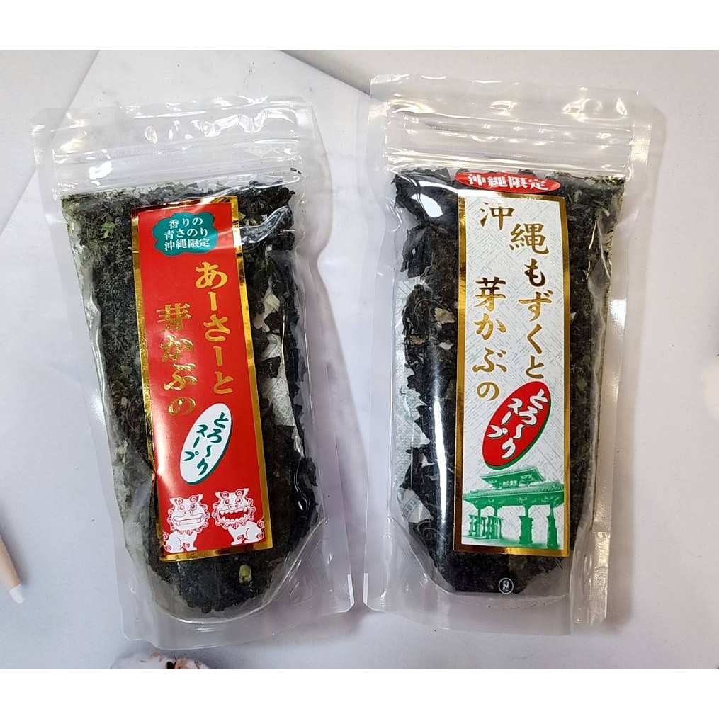 蝦皮購物　現貨日本沖繩限定沖泡式海帶芽85g　非素食|