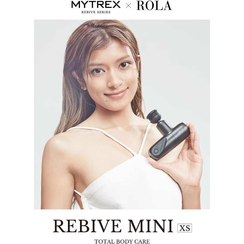 日本MYTREX REBIVE MINI XS 手持槍震動機黑色重量輕265g MT-RMXS21B