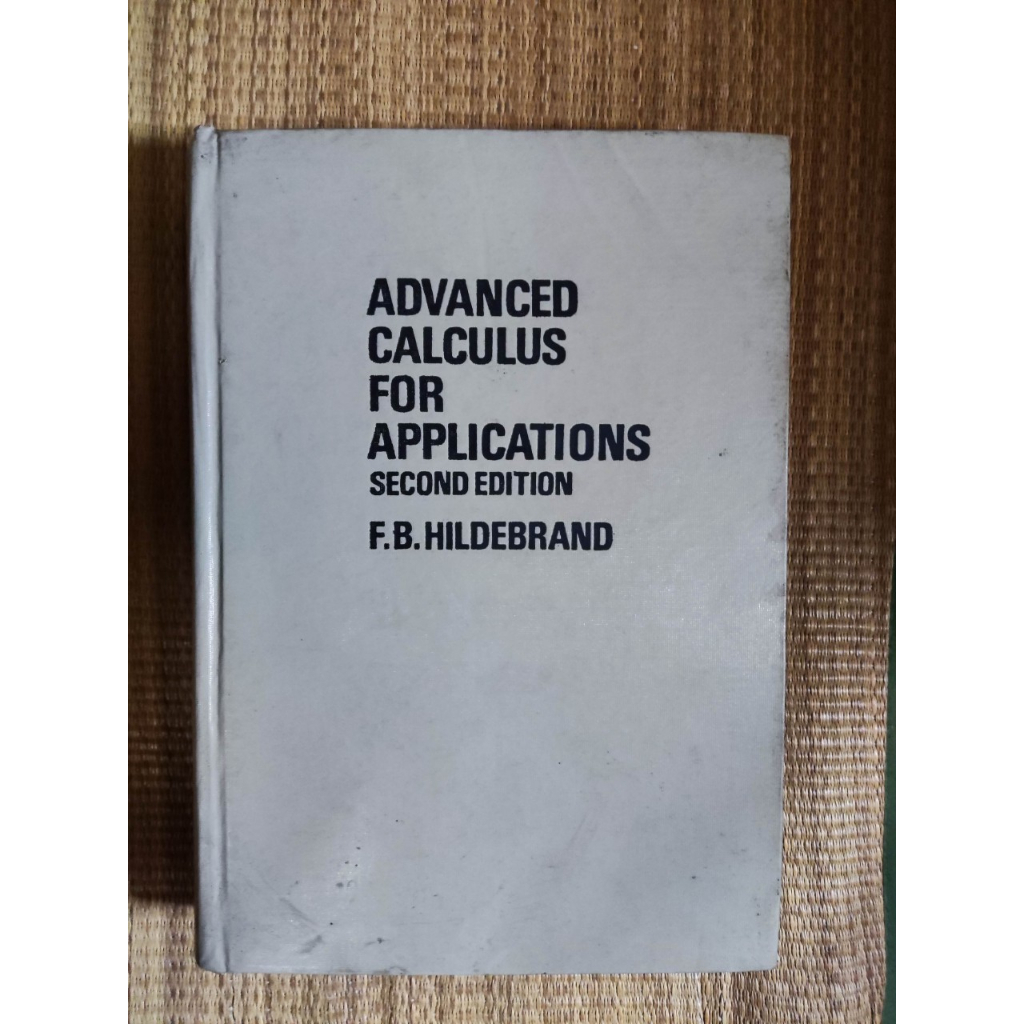 Advanced Calculus for Applications second edition | 蝦皮購物