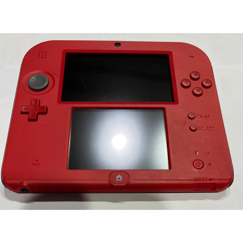 二手現貨 N2DS 2DS 主機 日規 無改機 紅色 原廠充電器 原廠觸控筆 外殼有細小傷痕 上螢幕有小傷 送遊戲 如圖 | 蝦皮購物