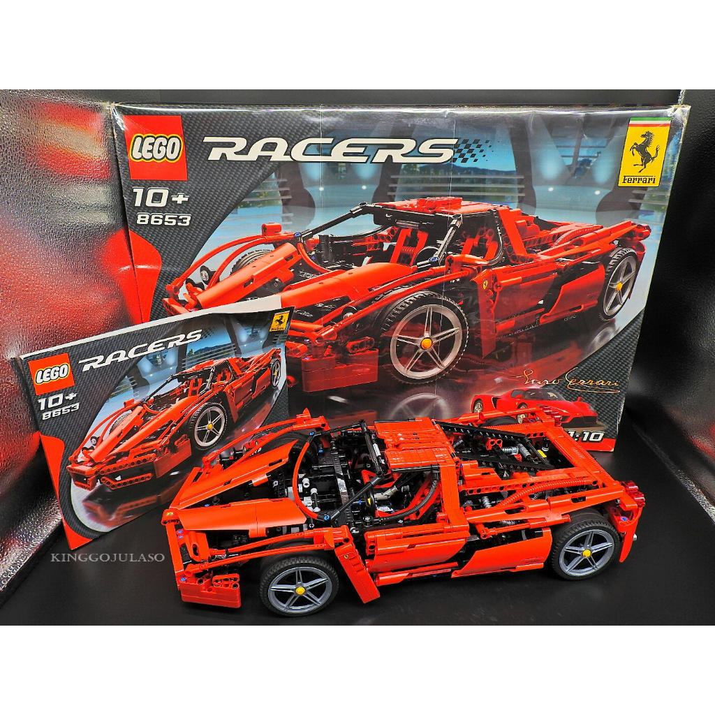 附外盒LEGO RACERS 8653 ENZO FERRARI 1:10 樂高科技法拉利TECHNIC A32