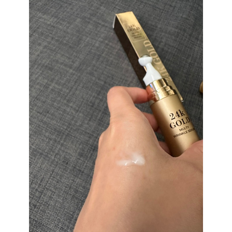 全新韓國帶回Soeun 24K GOLD MULTY WRINKLE SERUM黃金蝸牛抗皺精華滾珠筆