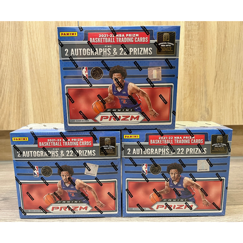 2021-22 Panini Prizm NBA Hobby Box 全新未拆盒卡最後三盒Cade