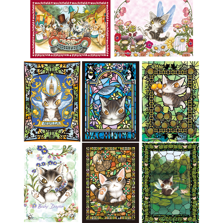 61-34 絕版透明塑膠108片日本拼圖．Wachifield 達洋貓 瓦奇斐爾德 達洋 | 蝦皮購物