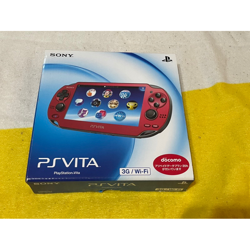 SONY PlayStation Vita PS VITA Cosmic Red PCH1100 書盒齊全 蝦皮購物