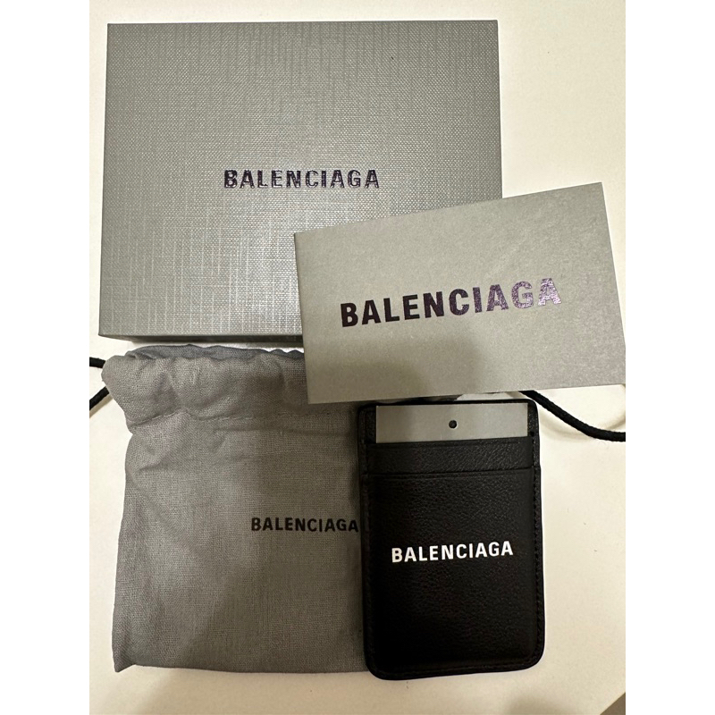 BALENCIAGA CASH CARD HOLDER 卡片夾 MagSafe 蝦皮購物