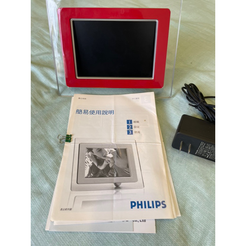 (需維修)【PHILIPS飛利浦】數位相框 7FF1相片螢幕 回憶照片 電子照片 螢幕顯示器(一般照片4x6大小) 蝦皮購物