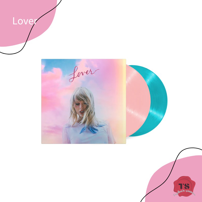 （現貨）Taylor swift Lover Pink & Blue vinyl 2LP 泰勒絲情人彩膠 | 蝦皮購物