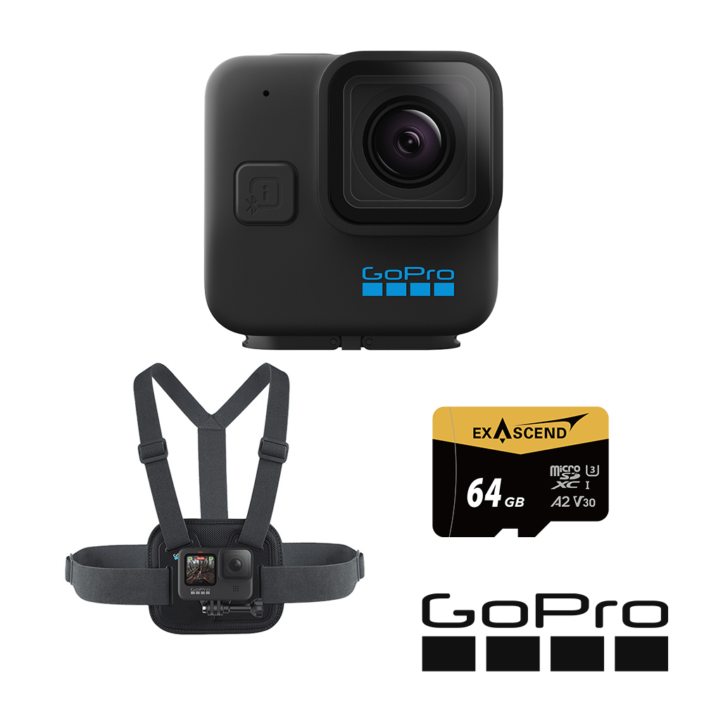 GoPro】HERO 11 Black Mini 運動攝影機探險套組CHDHF-111-RW 正成公司