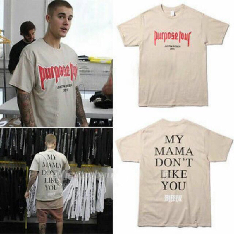 H M Justin Bieber T Purpose Tour MY MAMA DONT LIKE YOU