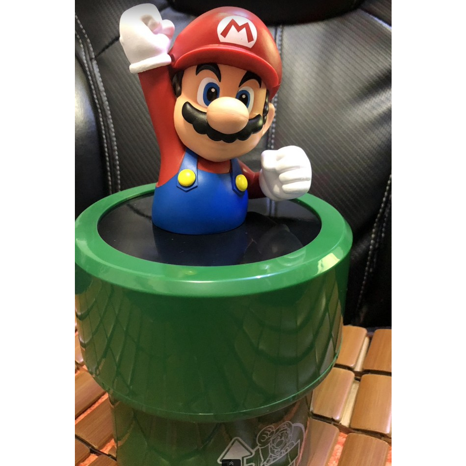 現貨 日本 環球影城限定 Super Mario 任天堂 瑪利歐樂園 超級瑪莉兄弟 瑪利歐 馬力歐 彈跳 公仔桶 | 蝦皮購物