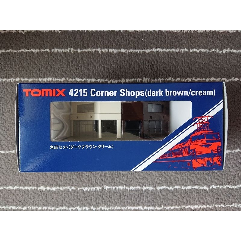 TOMIX 4215【a】街角商店套組(深棕色．奶油色) N規建築場景模型. | 蝦皮購物