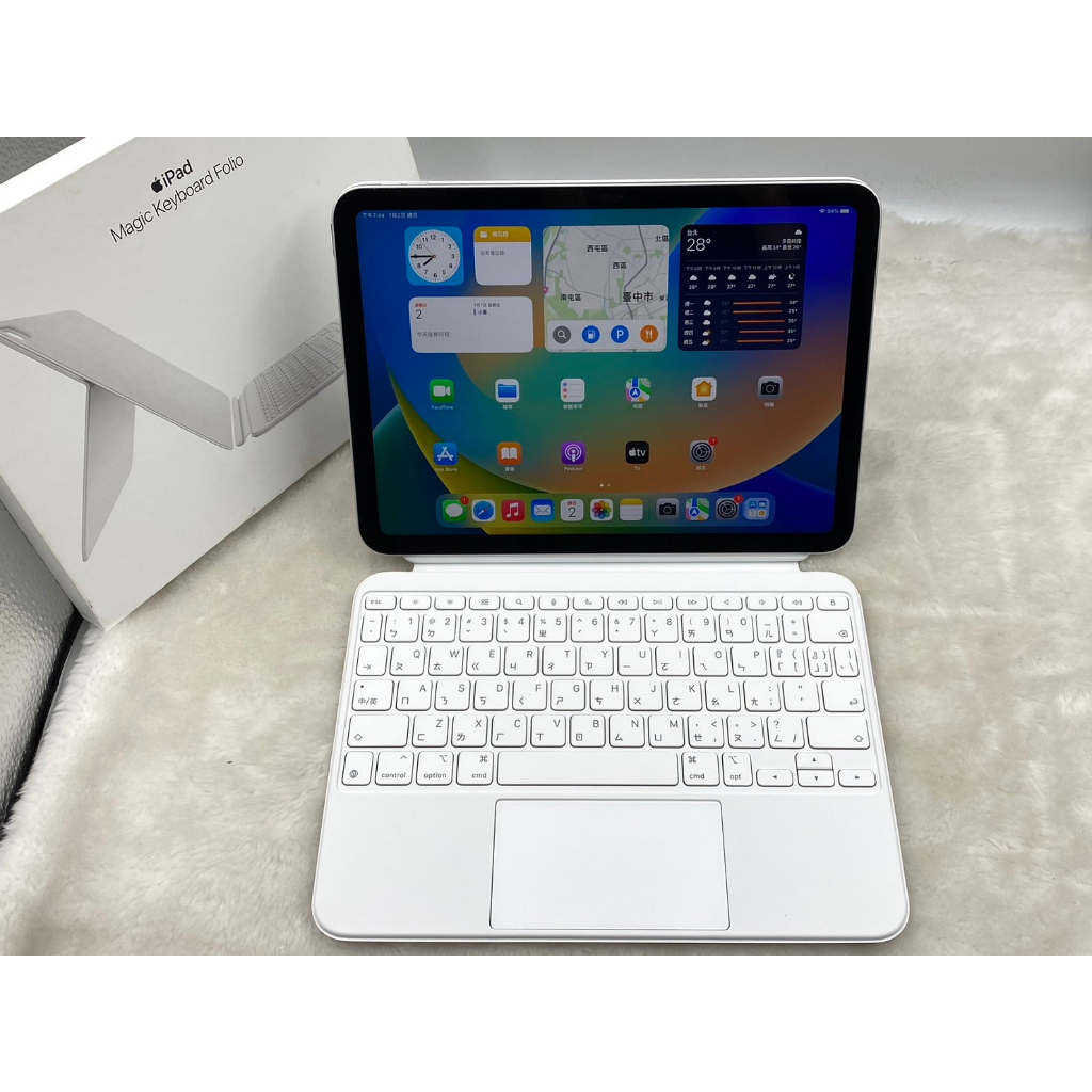 §轉機站§漂亮 保固2023/12 Apple iPad Pro 10.9吋 巧控鍵盤 keyboard A2695