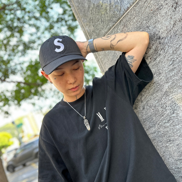 SUPREME CORDURA RIPSTOP S LOGO 6 PANEL BLACK ⫷ScrewCap