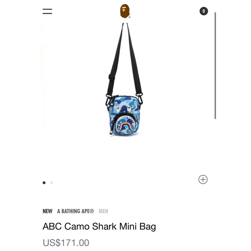 23 A BATHING APE® MEN ABC Camo Shark Mini Bag 鯊魚側背包迷彩腰包
