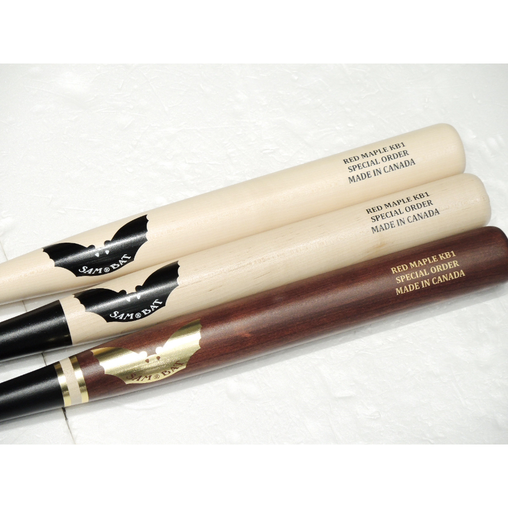 ~加拿大製造,原裝進口~SAM BAT 蝙蝠棒 KB1 慢速壘球木棒，實心棒 共三色 | 蝦皮購物