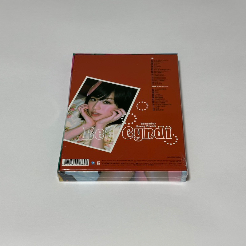 全新未拆王心凌RED CYNDI 2008 新歌+精選CD+DVD 2022年再版專輯