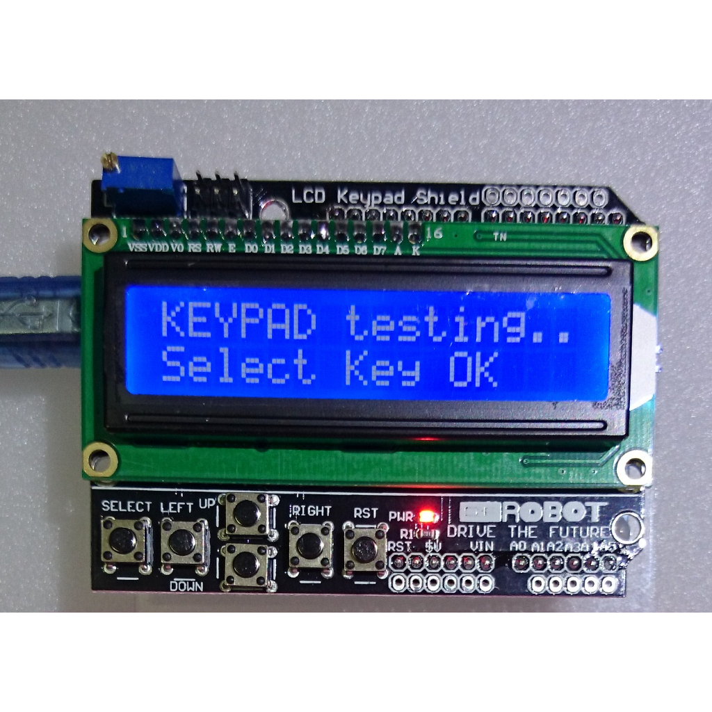 【盼盼136SP】 Arduino UNO 專用 LCD 1602 Keypad Shield 液晶螢幕 擴展板 | 蝦皮購物