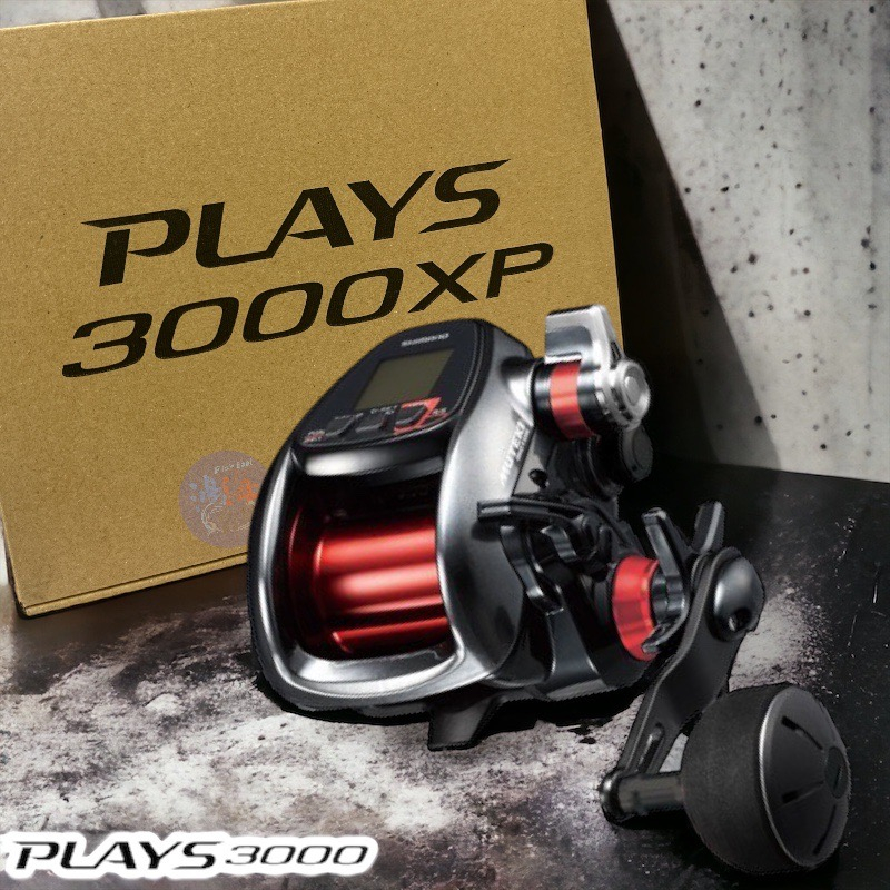 中壢鴻海釣具《SHIMANO》18 PLAYS 3000XP 電動捲線器 電捲 小搞搞 船釣 白帶魚 入門款 | 蝦皮購物