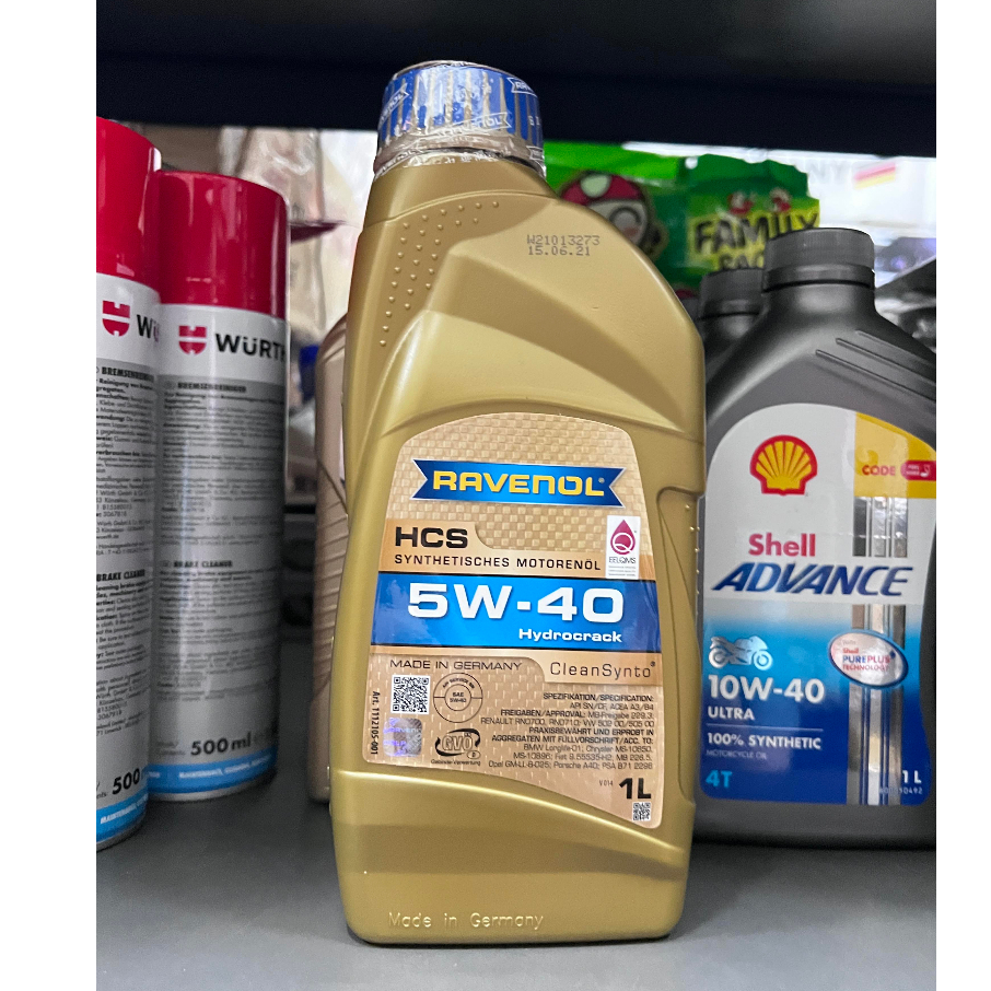 {飆} 公司貨 RAVENOL HCS 5W40 SN 漢諾威 日耳曼 合成機油,參考售價,請先詢問 | 蝦皮購物