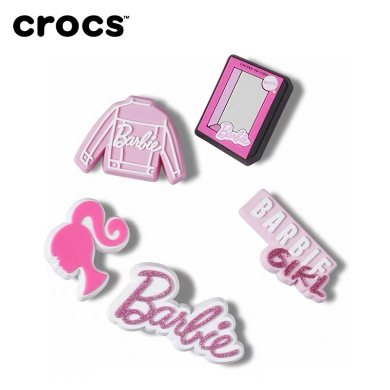 預購｜Crocs鞋扣｜ Barbie girl 芭比 芭比娃娃 Ken 肯尼 卡駱馳 洞洞鞋 鞋扣組 | 蝦皮購物