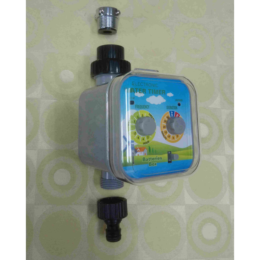 中和OM【台灣製造】AC插電型~第二代12段旋鈕式自動澆灌控制器~園藝澆灌、自動灑水給水、計時給水計時器、定時給水定時器 | 蝦皮購物