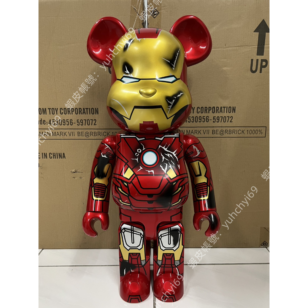 BE@RBRICK IRON MAN 戰損鋼鐵人MARK VII DAMAGE Ver. Bearbrick | 蝦皮購物