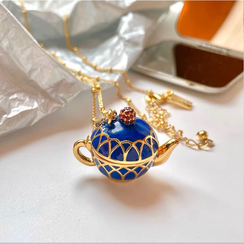 Kate spade deals teapot necklace