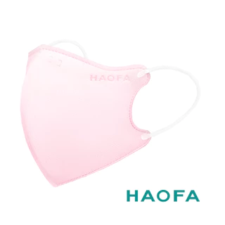 HAOFA氣密型99%防護立體口罩(N95效能)-粉紅色(30入) M號