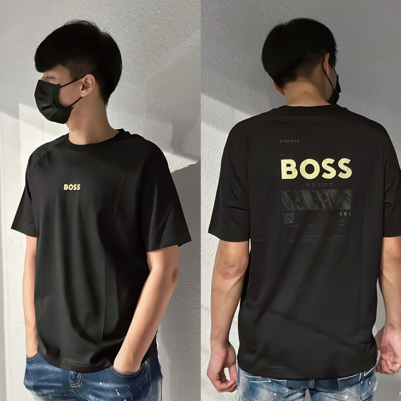 [附發票] BOSS · 背殺LOGO款/短袖(黑) | 蝦皮購物