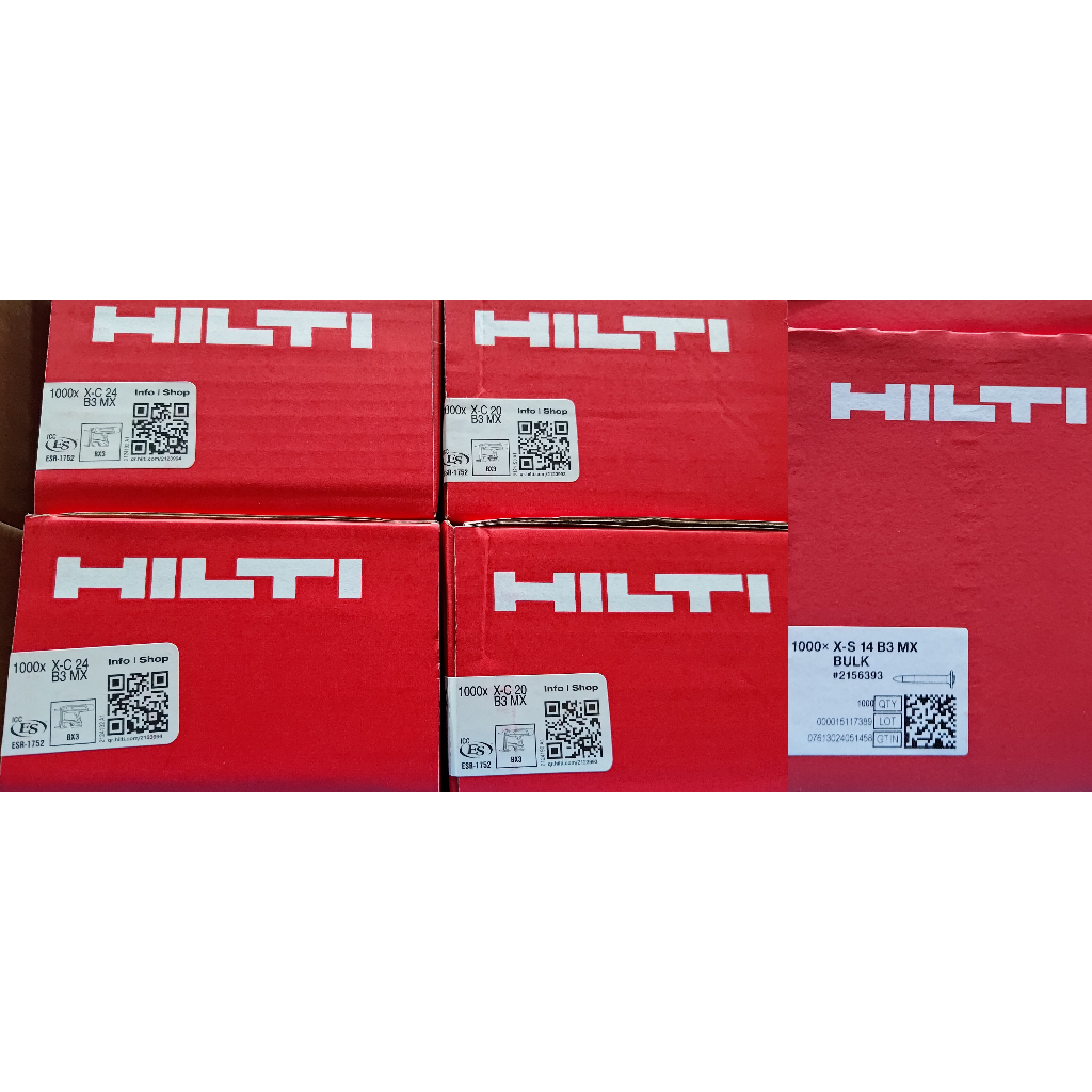 Amazon.co.jp: HILTI ヒルティ BX 3用ピン (連発) X-P 24 B3 MX