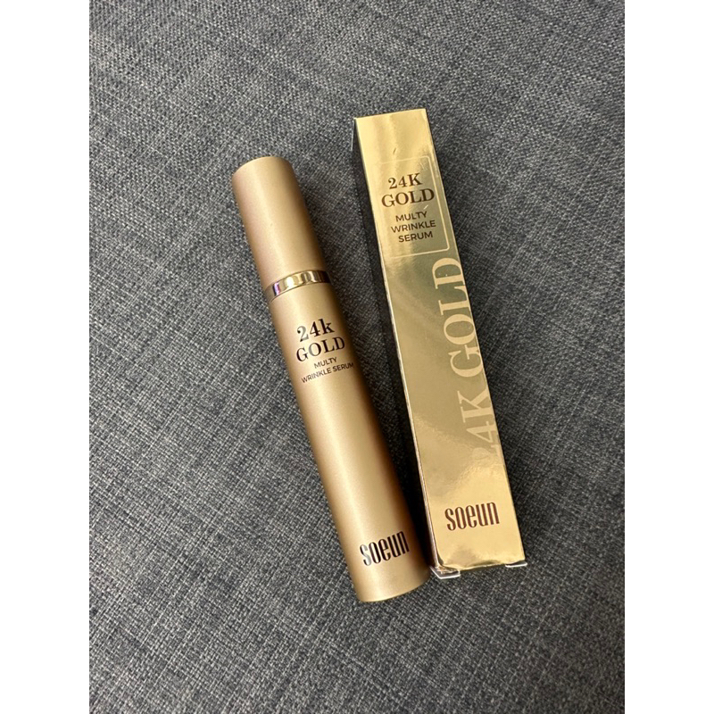 全新韓國帶回Soeun 24K GOLD MULTY WRINKLE SERUM黃金蝸牛抗皺精華滾珠筆