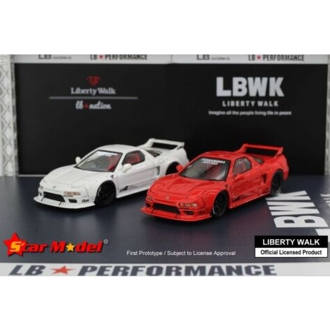 {TZ玩車庫}SM-Honda NSX LBWK 白色 紅色 | 蝦皮購物