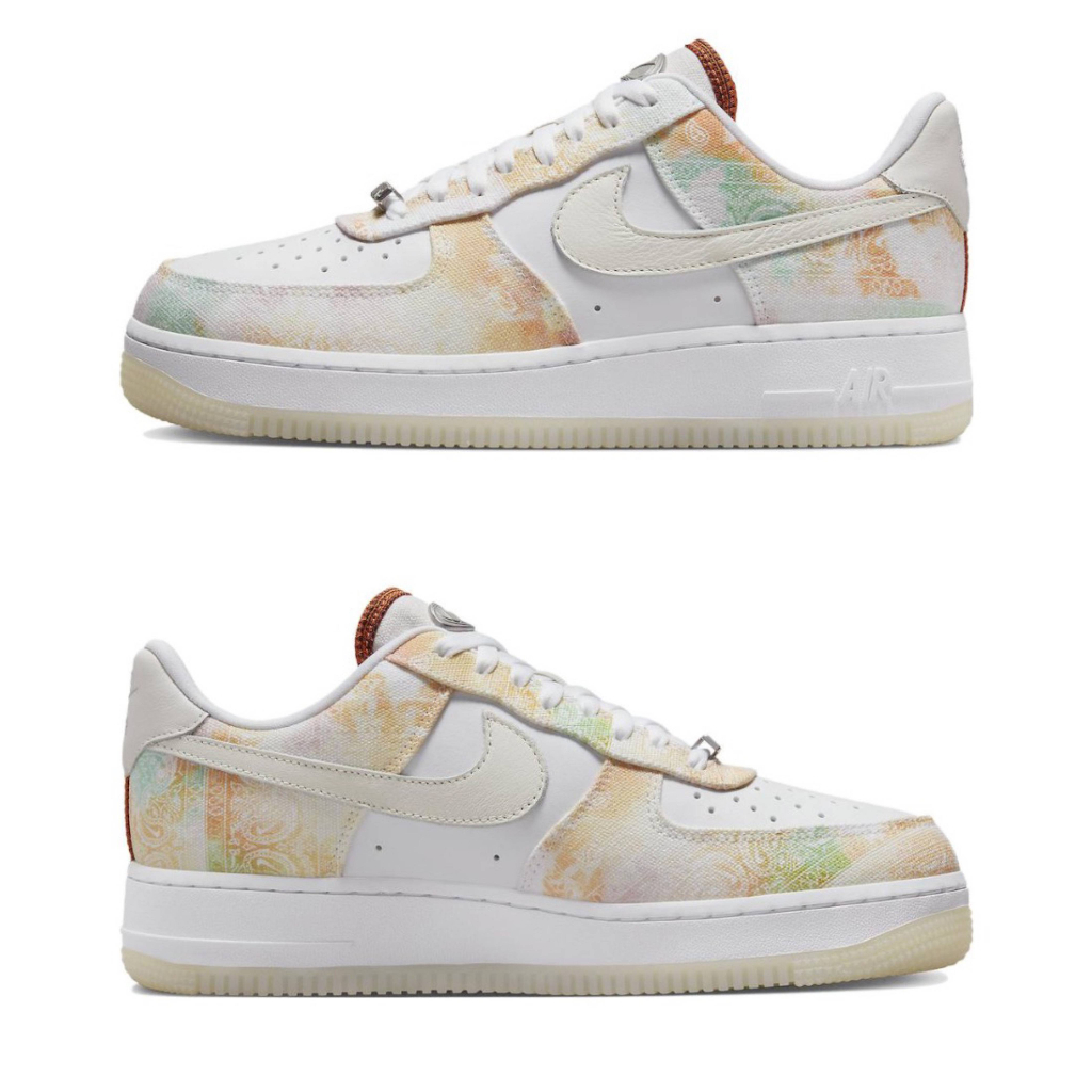 歐鉉]NIKE WMNS AIR FORCE 1 07 LX 扎染AF1 休閒運動鞋女鞋FJ7739-101