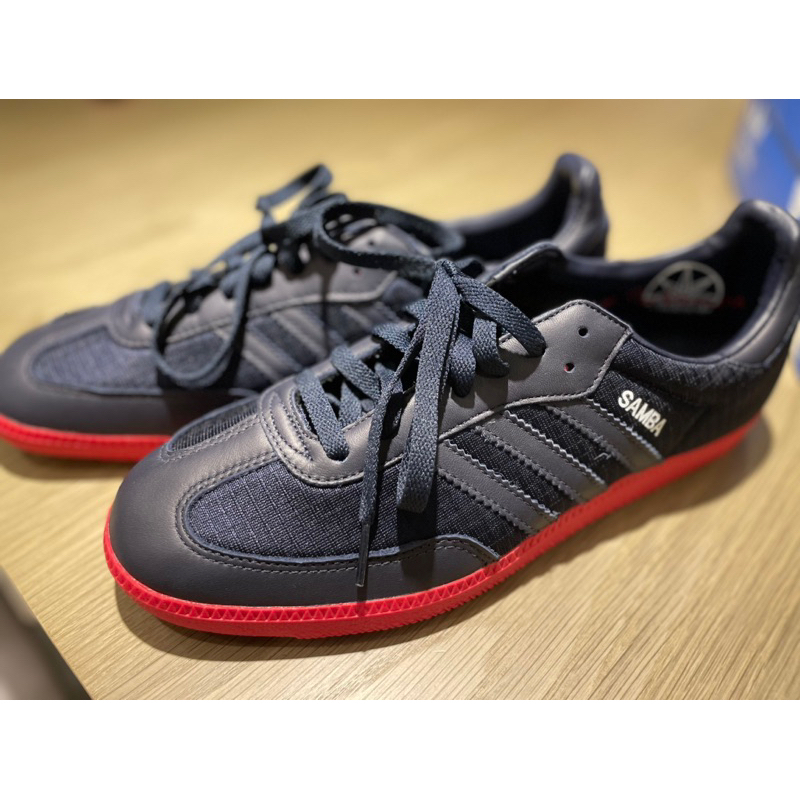 Adidas Originals Samba OG 深藍 紅 全新 US9.5 稀有 購於美國