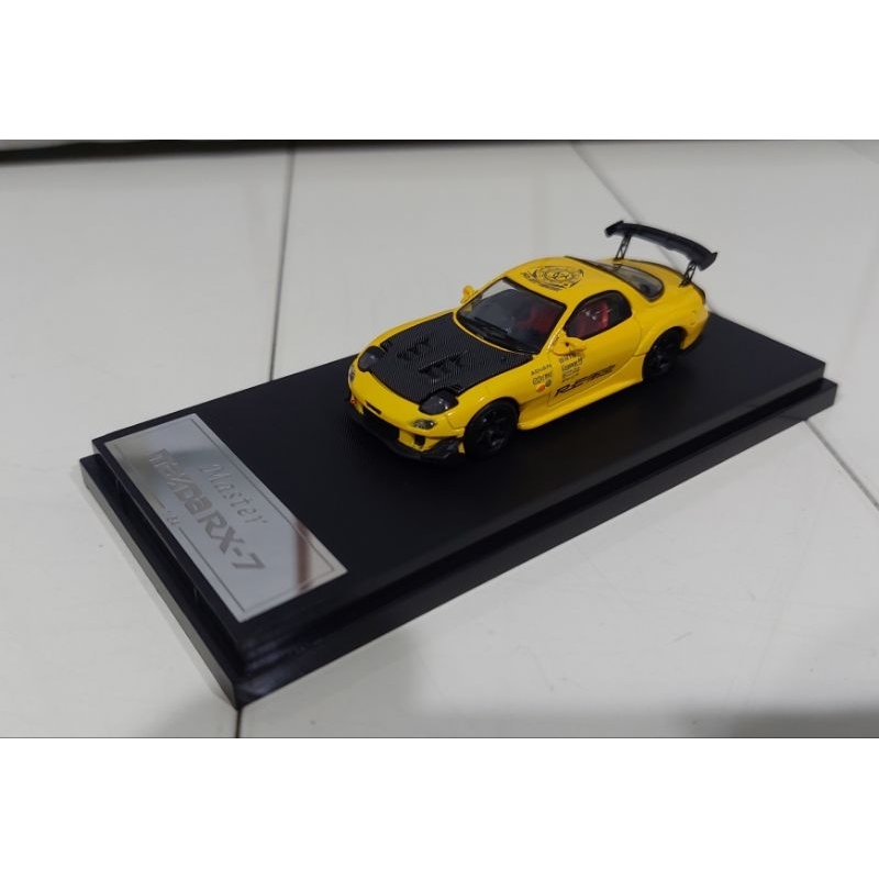 master 1/64 mazda rx 7 黃 | 蝦皮購物