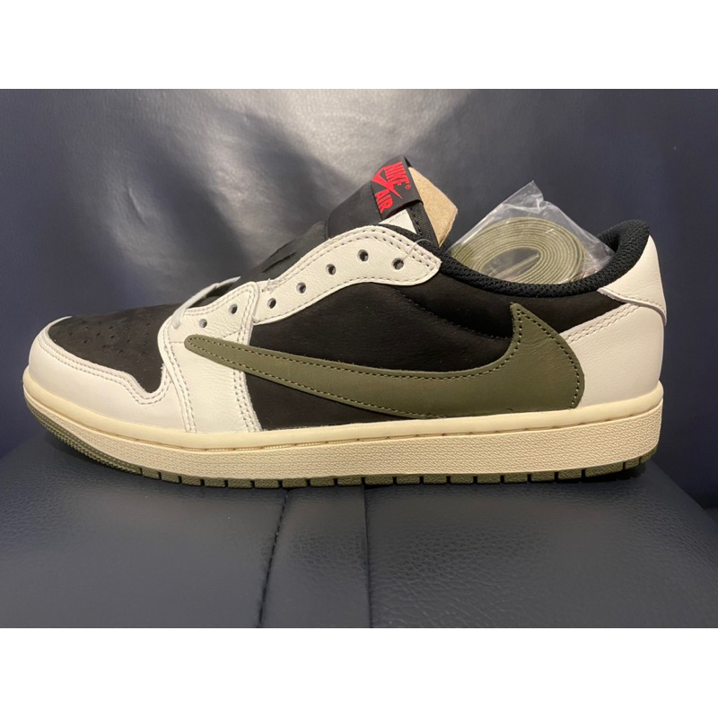 Air Jordan 1 x Travis Scott Medium Olive 倒勾27cm 現貨| 蝦皮購物