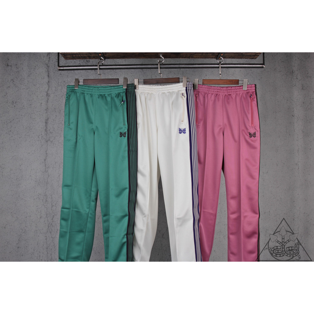 かわいい！ NEEDLES TRACKPANTS 別注STUDIOUS 23ss 白xs 7 nmef.com