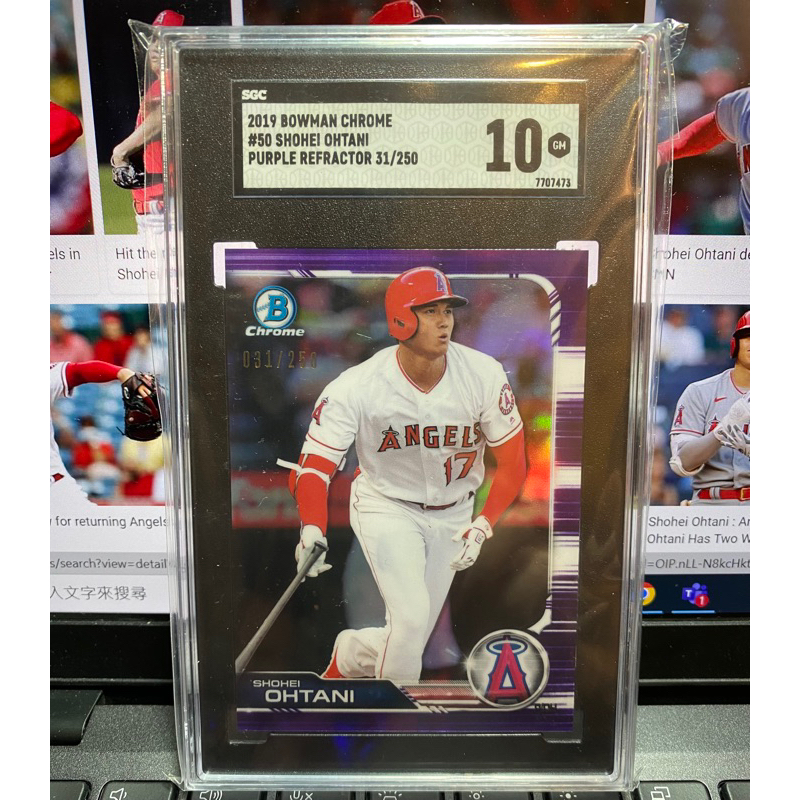 2019 bowman 大谷翔平purple
