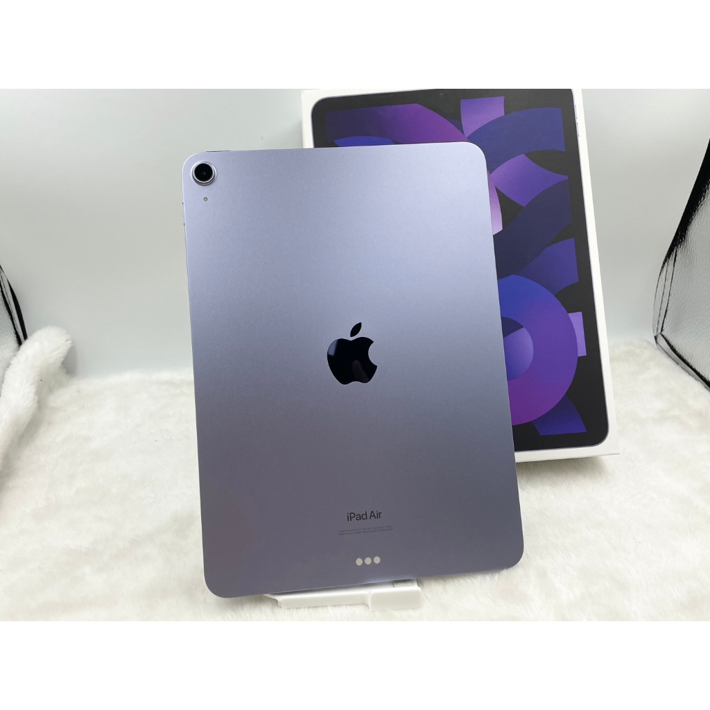 §轉機站§ 極新漂亮 盒裝 保固2024/3 Apple iPad Air5 WiFi版 64G 10.9吋 紫 16