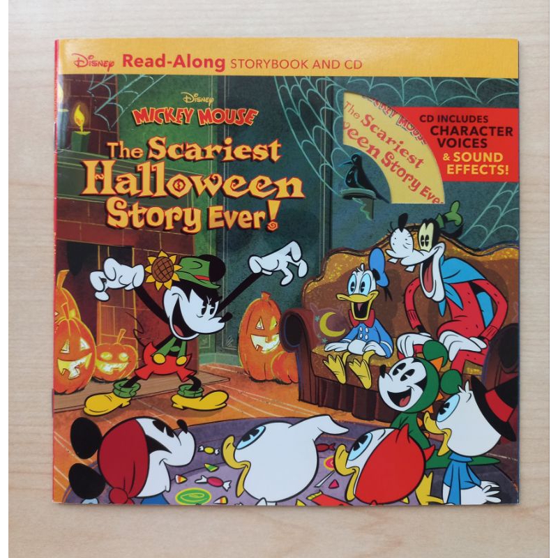 Disney Mickey Mouse The scariest Halloween story ever！米奇萬聖有聲 蝦皮購物