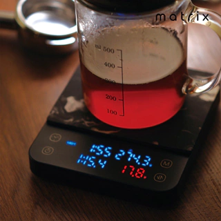 【沐湛咖啡】Matrix M1 Pro 小智義式手沖LED觸控雙顯咖啡電子秤