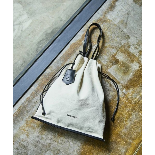 特売 TOKYO】CANVAS 【CONVERSE GATHERED BAG TOTE トートバッグ - www