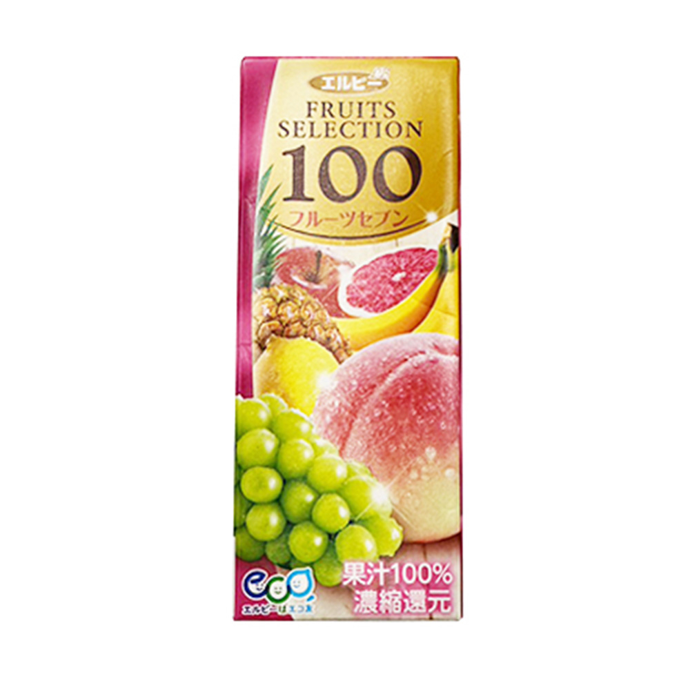 elbee 7種水果綜合水果汁 200ml【Donki日本唐吉訶德】 | 蝦皮購物
