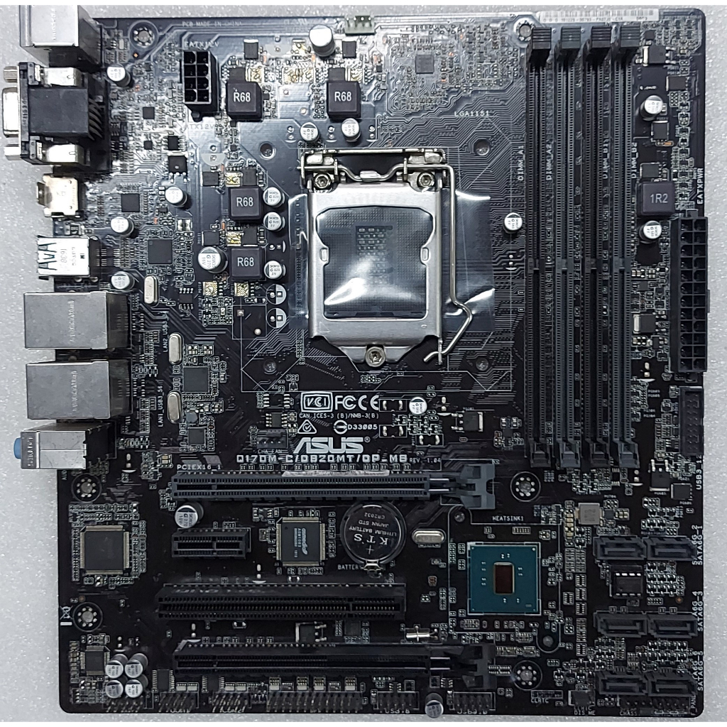 華碩 Q170M-C /D820MT/DP_MB 1151腳位主機板 | 蝦皮購物